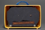 Yellow with Blue Trim General Electric L-571 Catalin Radio - Rare